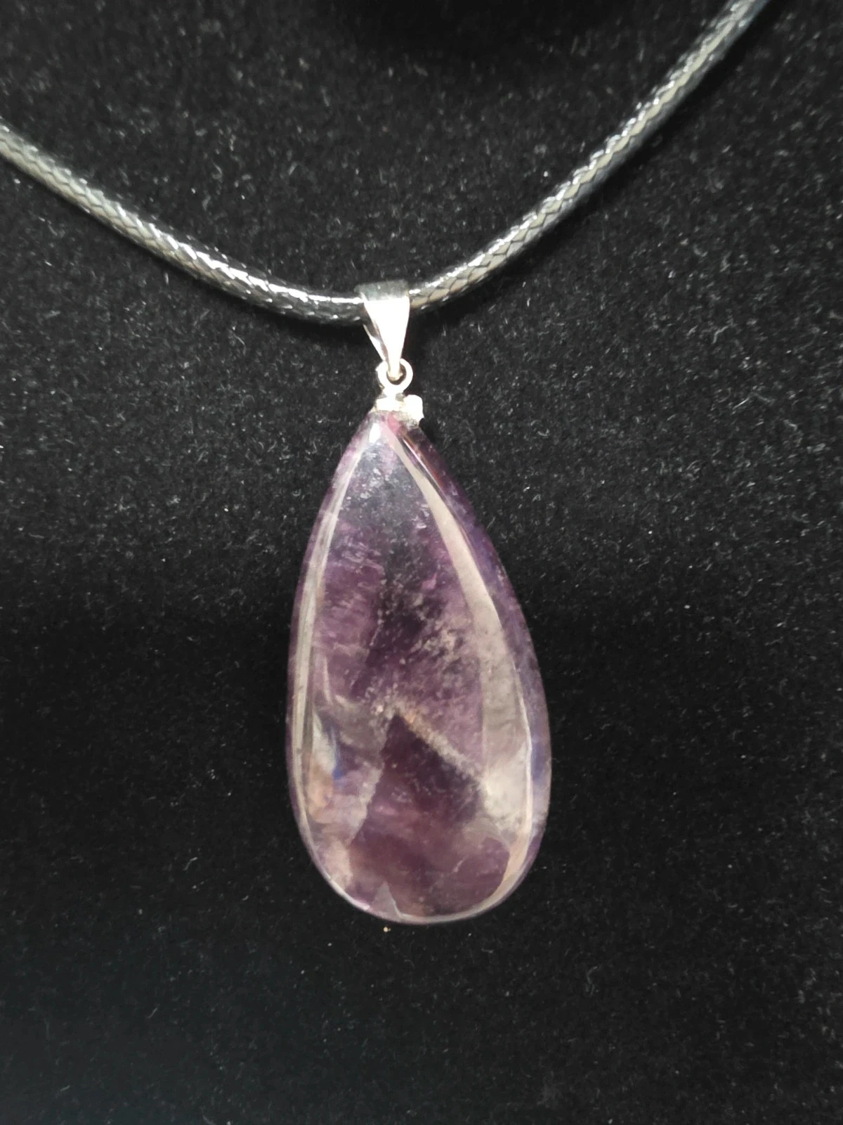 Chevron Amethyst Pendant – photo 2